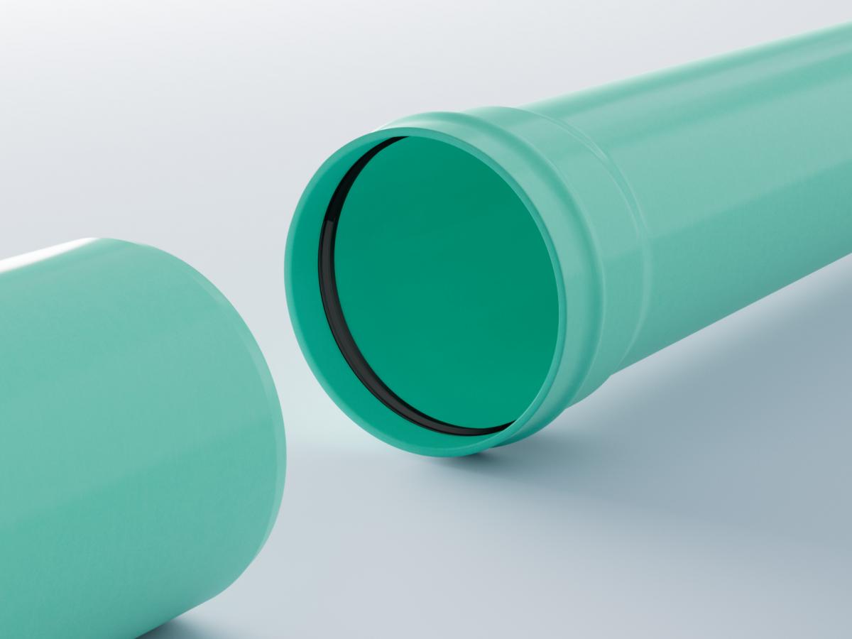 Gasketed Sewer PVC Pipe SDR 35/26