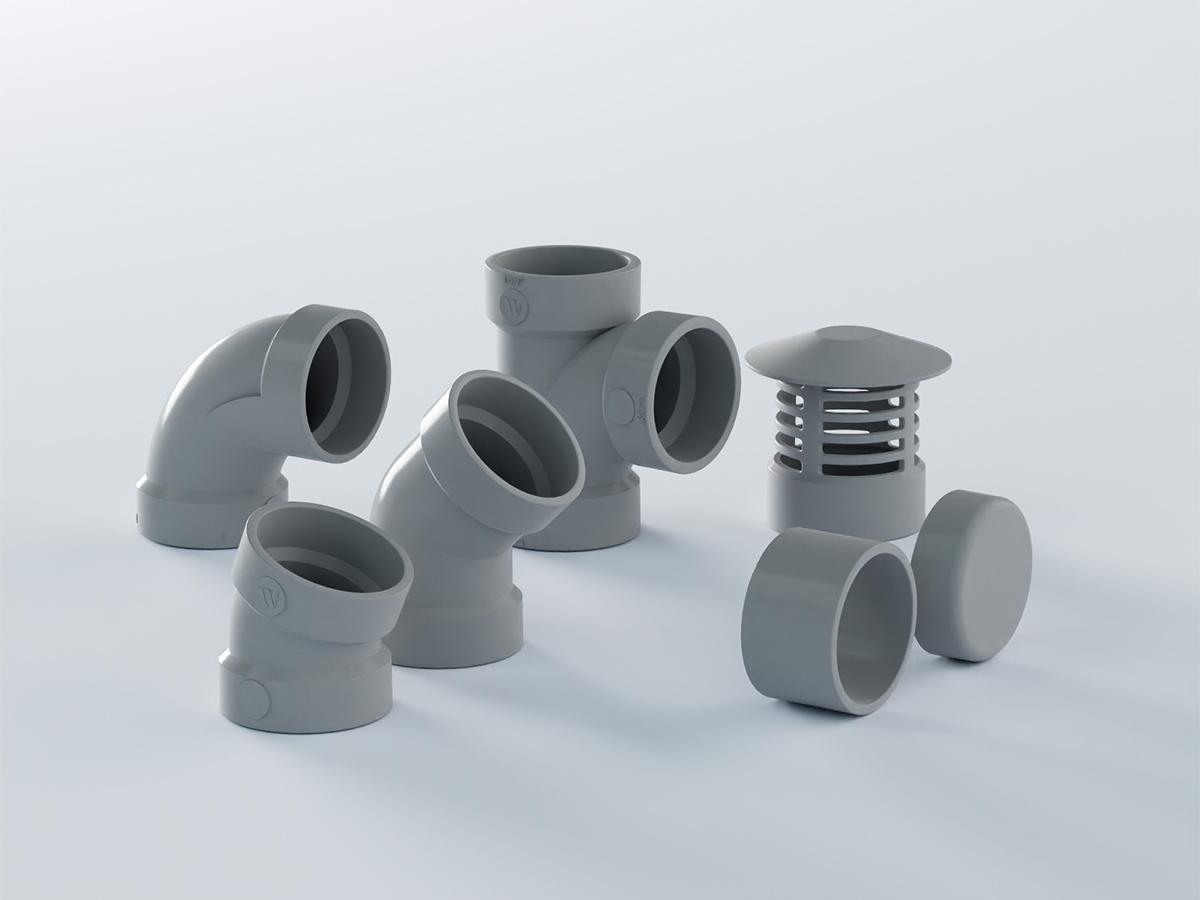 Radon Gas Venting Fittings