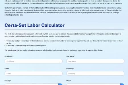 Certa-Set Labor Calculator