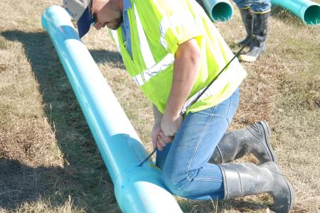 Brownwood Texas Certa-Flo Water and Force Main Sewer