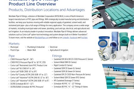 Westlake Pipe & Fittings Product Line Overview - Offerings, Locations, Advantages