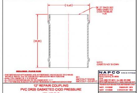 Repair Coupling GxG 12IN C25-6212