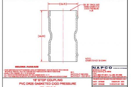 Stop Coupling GxG 18IN C25-6018