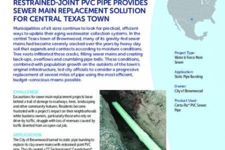 Brownwood Sewer Main Case Study