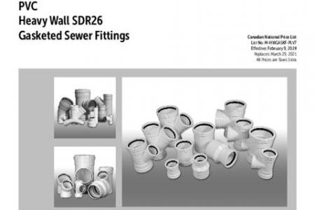 PVC Heavy Wall SDR26 Gasketed Sewer Fittings